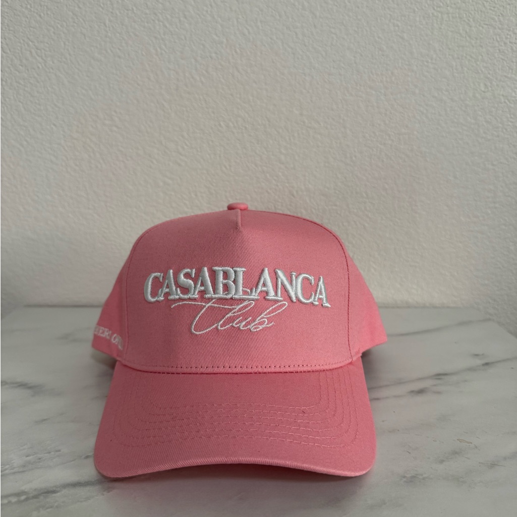 Casablanca Club Pink Hat Snapback Cap
